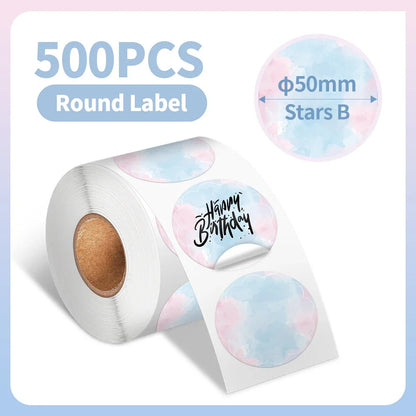 500Pcs 2" Diameter Circle Paper Rolls - PrintPal XXL™